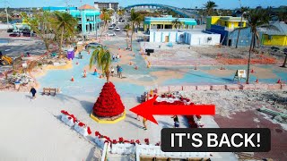 Fort Myers Beach Update 11 Weeks After Hurricane Ian, Times Square Christmas Tree is Back