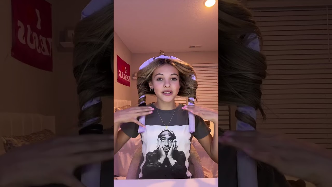 How Eva does her heatless curl