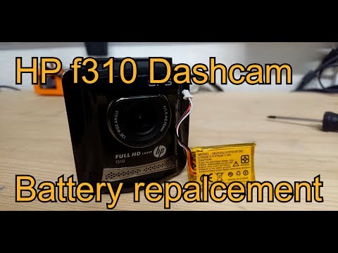 HP F310 Dashcam - Battery replacement