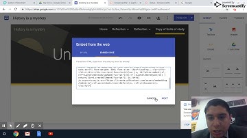 Piktochart on Google site