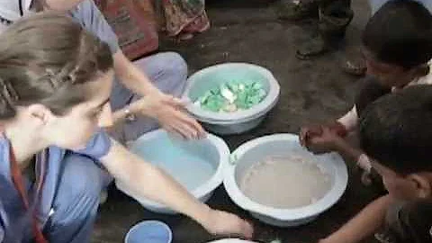 Peg teaching handwashing