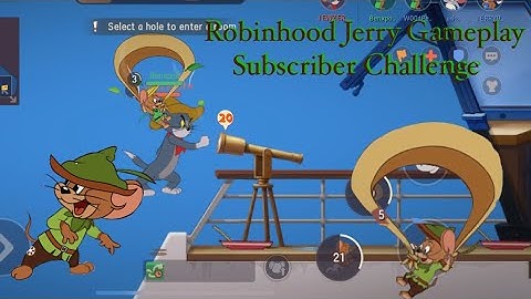 Tom and Jerry Chase Robinhood Jerry Subscriber Challenge