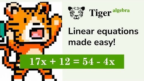 Linear equation with one unknown: Solve 17x+12=54-4x step-by-step solution