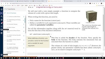 Programming in Python - Chapter 5 Lecture Part 1 - fall 2019