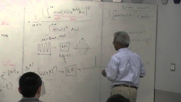 EL6333 Lecture 12 May 2014 "Matched Filter, Pulse Compression and Ergodicity"