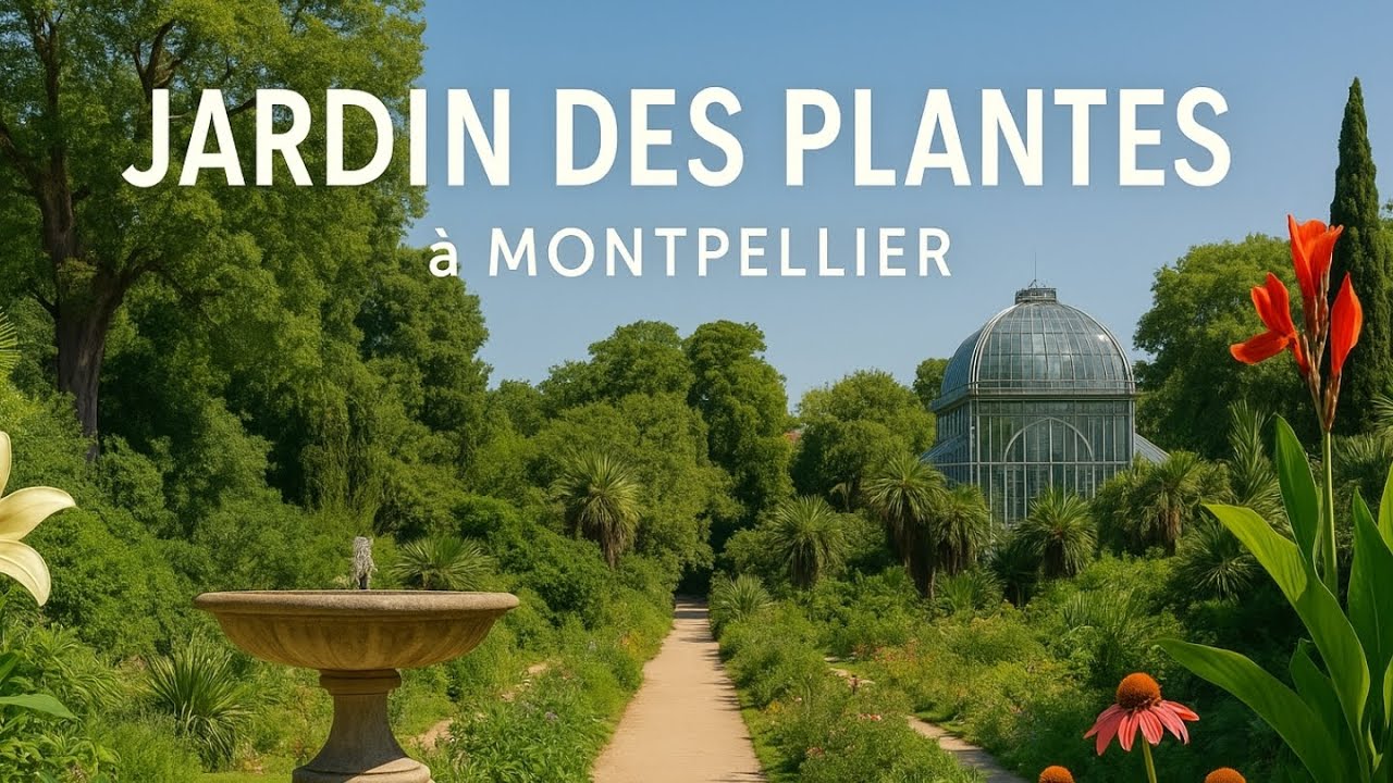 Jardin des plantes à Montpellier