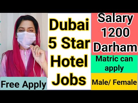 Latest Job Vacancies in Dubai I Dubai Jobs in 5 Star Hotel 2023 I Sanam Dilshad