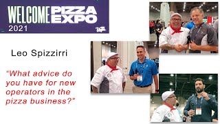Leo Spizzirri asks "What advice do you have for new pizza operators?" screenshot 5