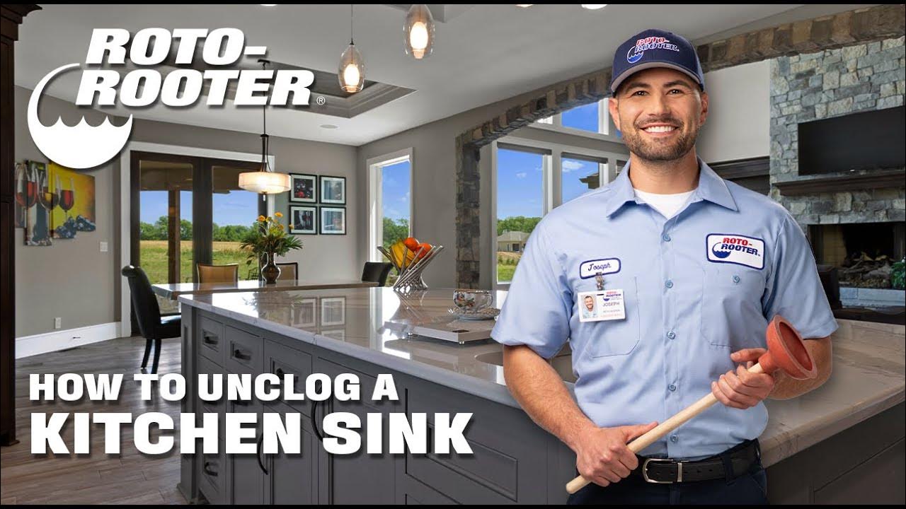 How to Unclog a Kitchen Sink RotoRooter YouTube