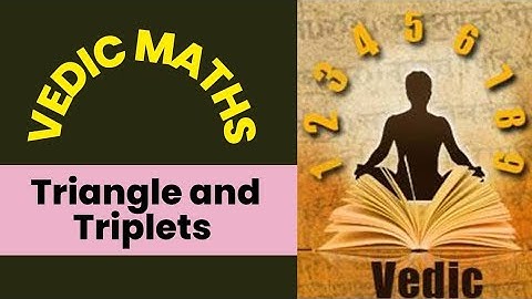 #6 Triangle And Triplets #vedicmaths sem2 #video#du #universityofdelh #maths #educationalvideo