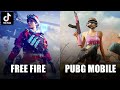 Tik Tok Free Fire Vs PUBG | Tik Tok Free Fire | Tik Tok PUBG | PUBG vs Free Fire Tik Tok Video