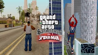 Este MOD CONVIERTE tu GTA San Andreas en un JUEGO de Spider-Man!