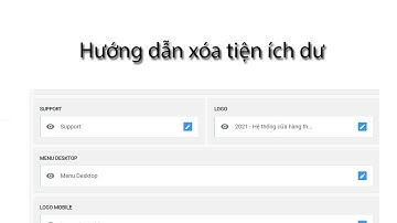 Hướng dẫn xóa tiện ích dư thừa trên blogspot