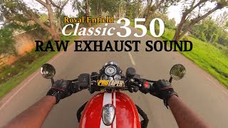 Royal Enfield Classic 350 Pure RAW sound | POV view | BS4