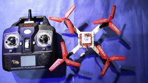 How to make a drone - Home made RC drone - Amazing Drone