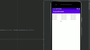 Android Studio - Populate TableLayout Java (Fast Tutorial)