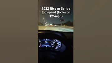 2022 Nissan Sentra SV Top Speed 