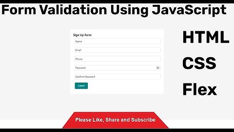 Title: "Mastering Form Validation in JavaScript: A Comprehensive Guide"