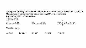 Exam LTAM exercise for September 19, 2019