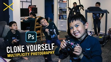 How to CLONE YOURSELF in Photoshop CC | Multiplicity Photography | EASY