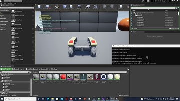 Warthog simulation in AirSim showing Joystick controls