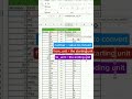 Adv.Excel me Ek bar me unit kaise convert kare #viralvideo #viralshorts #excel #exceltipsandtricks
