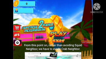 SPONGE FAMILY NEIGHBOR 2: SQUID ESCAPE 3D GAME | LEVEL 8 WALKTHROUGH