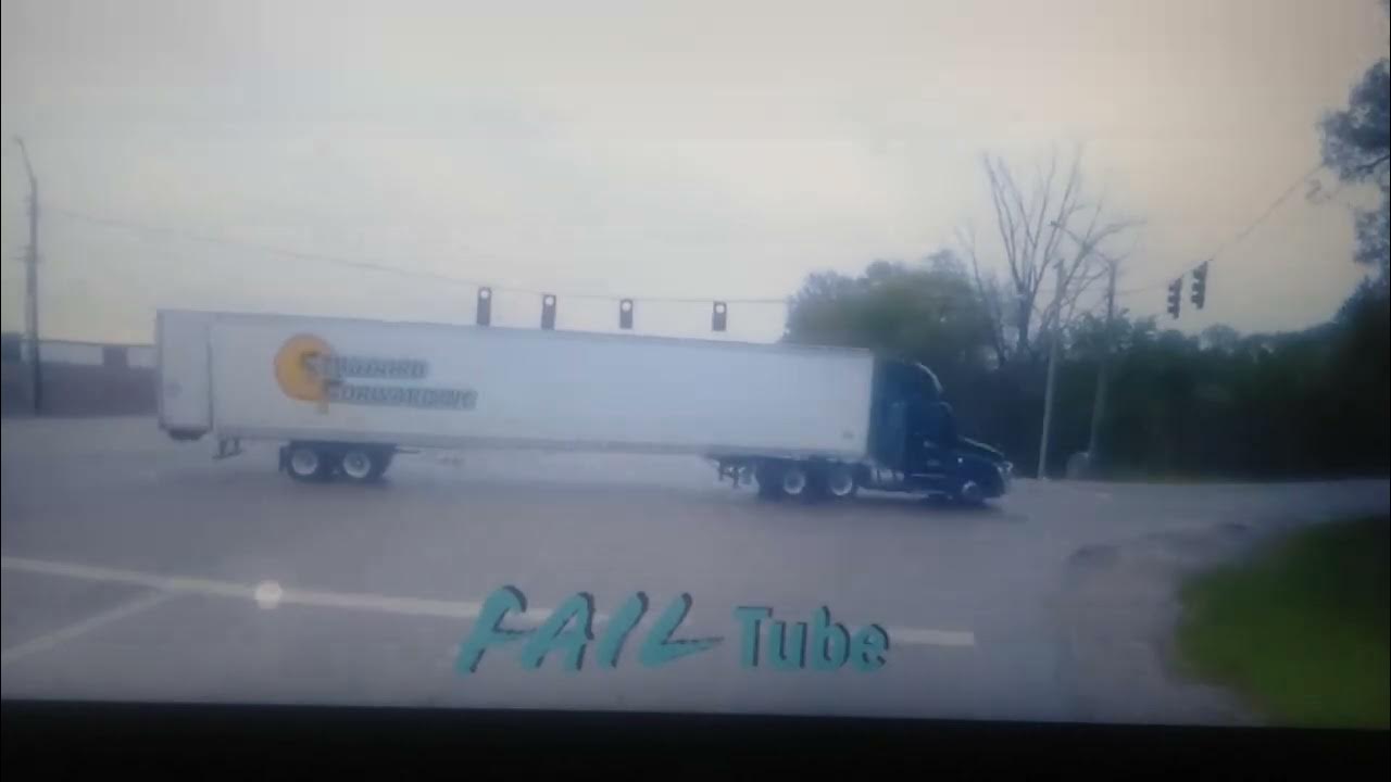 The Forklift Fell Off On The Standard Forwarding Semi Truck! YouTube