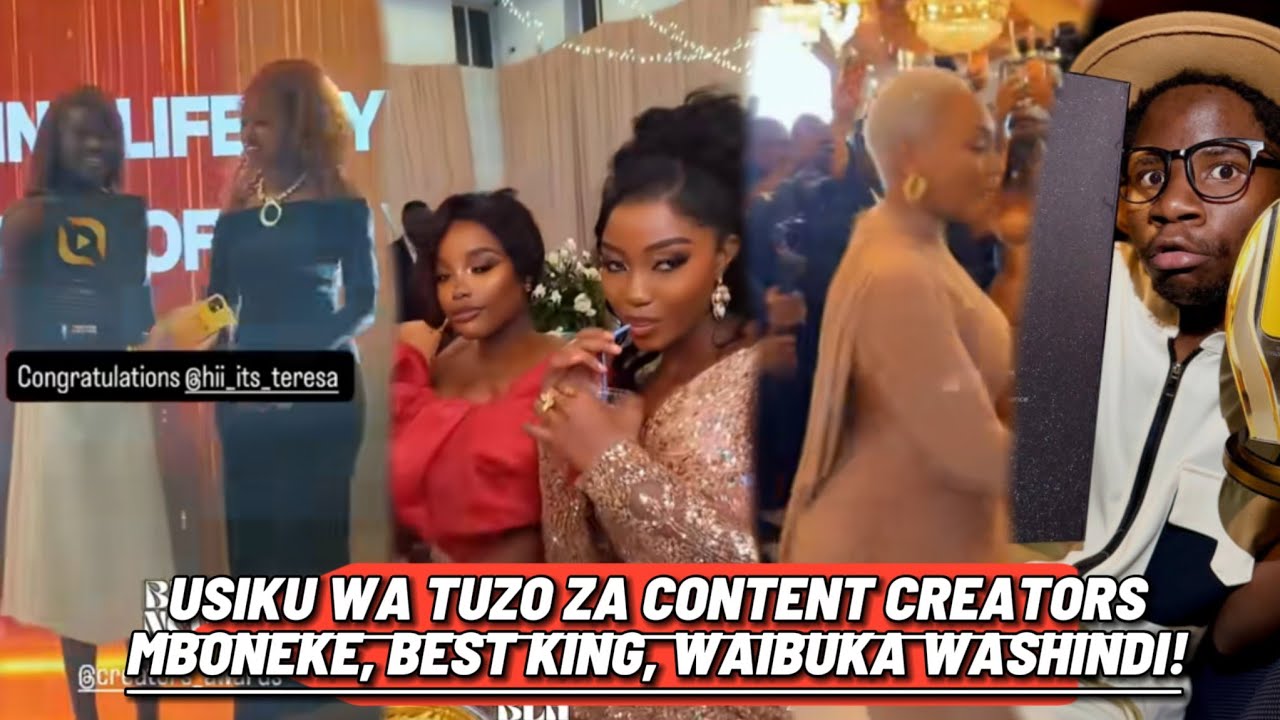 HAWA NDIO WASHINDI USIKU WA JANA! TUZO ZA CONTENT CREATORS!
