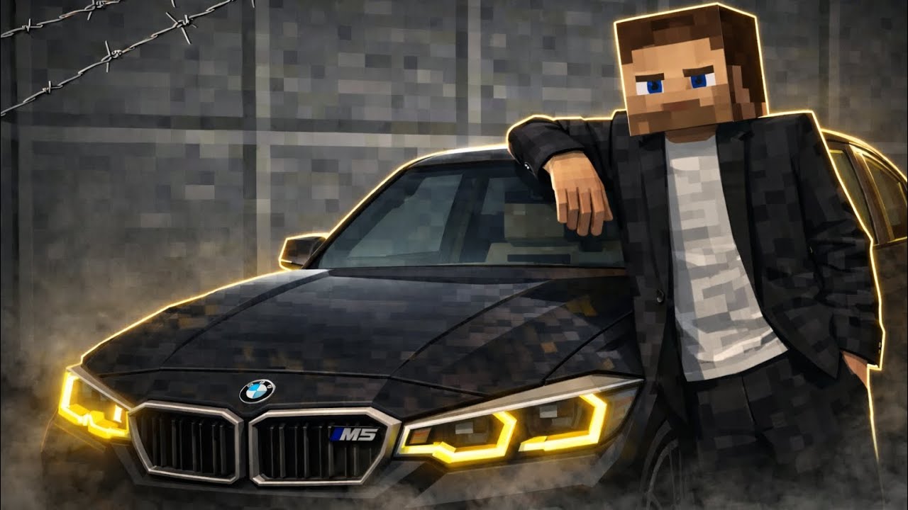 🔥BMW M5 oldim ammo (Minecraft Uzbekcha)