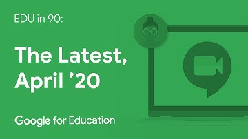 EDU in 90: The Latest, April 2020
