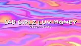 amaarae - sad girlz luv money ft. moliy (sped up + reverb) Resimi