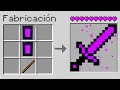 ¿CÓMO CRAFTEAR la ESPADA del PORTAL al NETHER en MINECRAFT? 🔥😲 - Crafteos 100% Imposibles