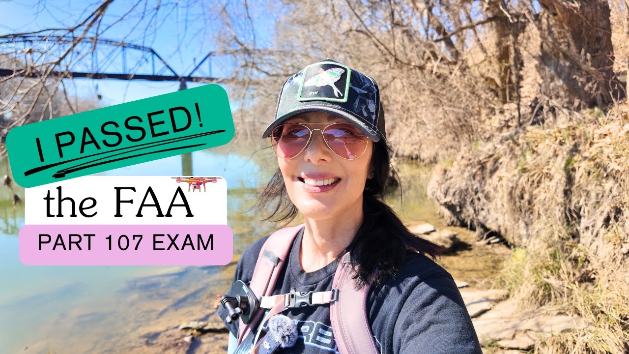 I PASSED THE FAA PART 107 EXAM! Let's check out this iron bridge with ...
