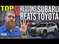 Subaru is better than toyota heres 5 reason that confirm it