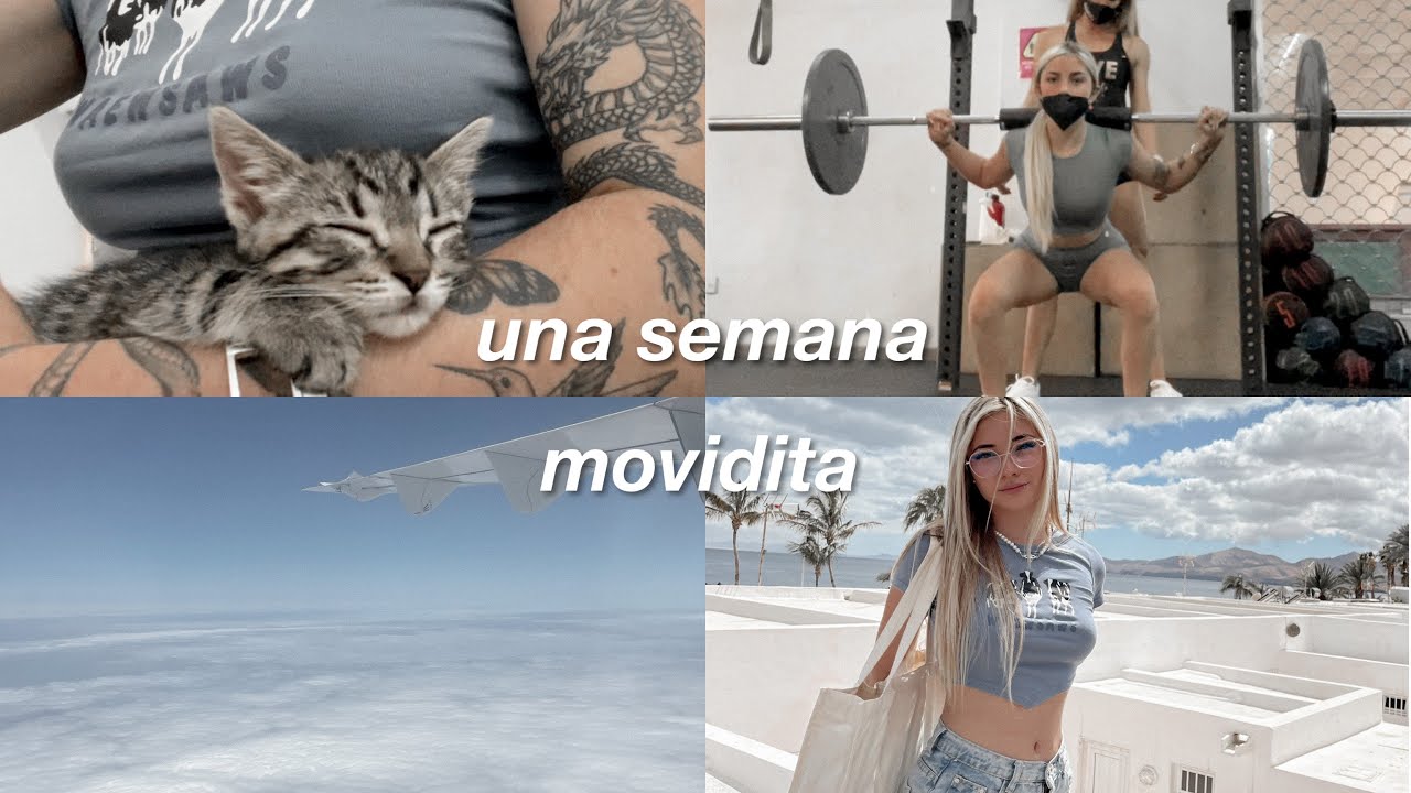 una semana conmigo ♡ (rutina en el gym, compras, viaje…)