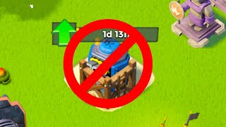 A case to not upgrade Critter Launchers in Boom Beach