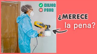 PINTAR PAREDES CON PISTOLA DE PINTURA 🛑Lo Que Deberías Saber [Ventajas e  Inconvenientes] 