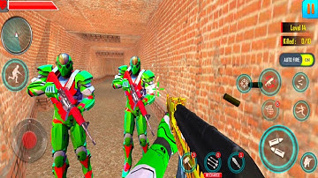 FPS Robot Shooter Strike Anti-Terrorist Shooting - Android GamePlay #3