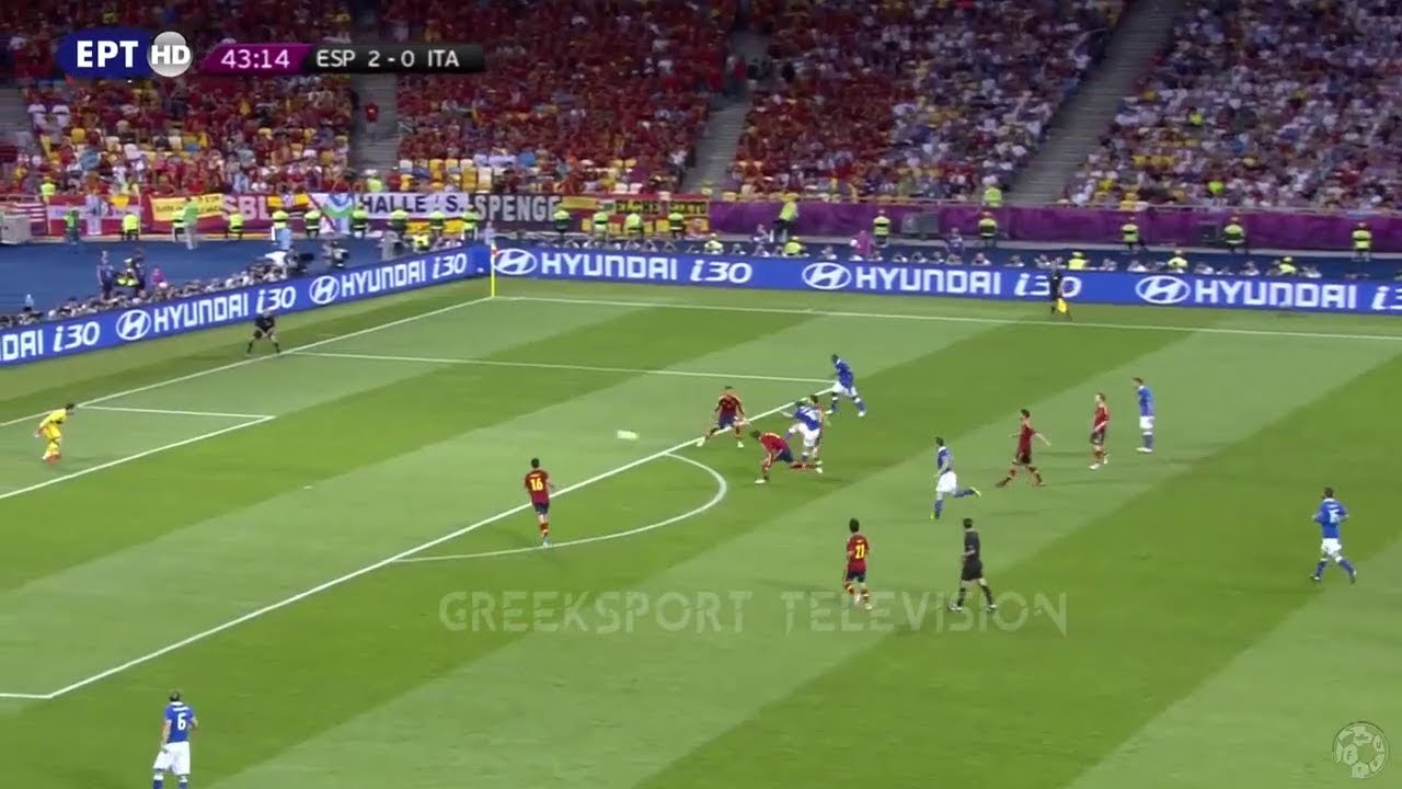 Ispania Italia 4 0 Stigmiotypa Hd Me Ellhnikh Perigrafh Telikos Euro 2012 Youtube