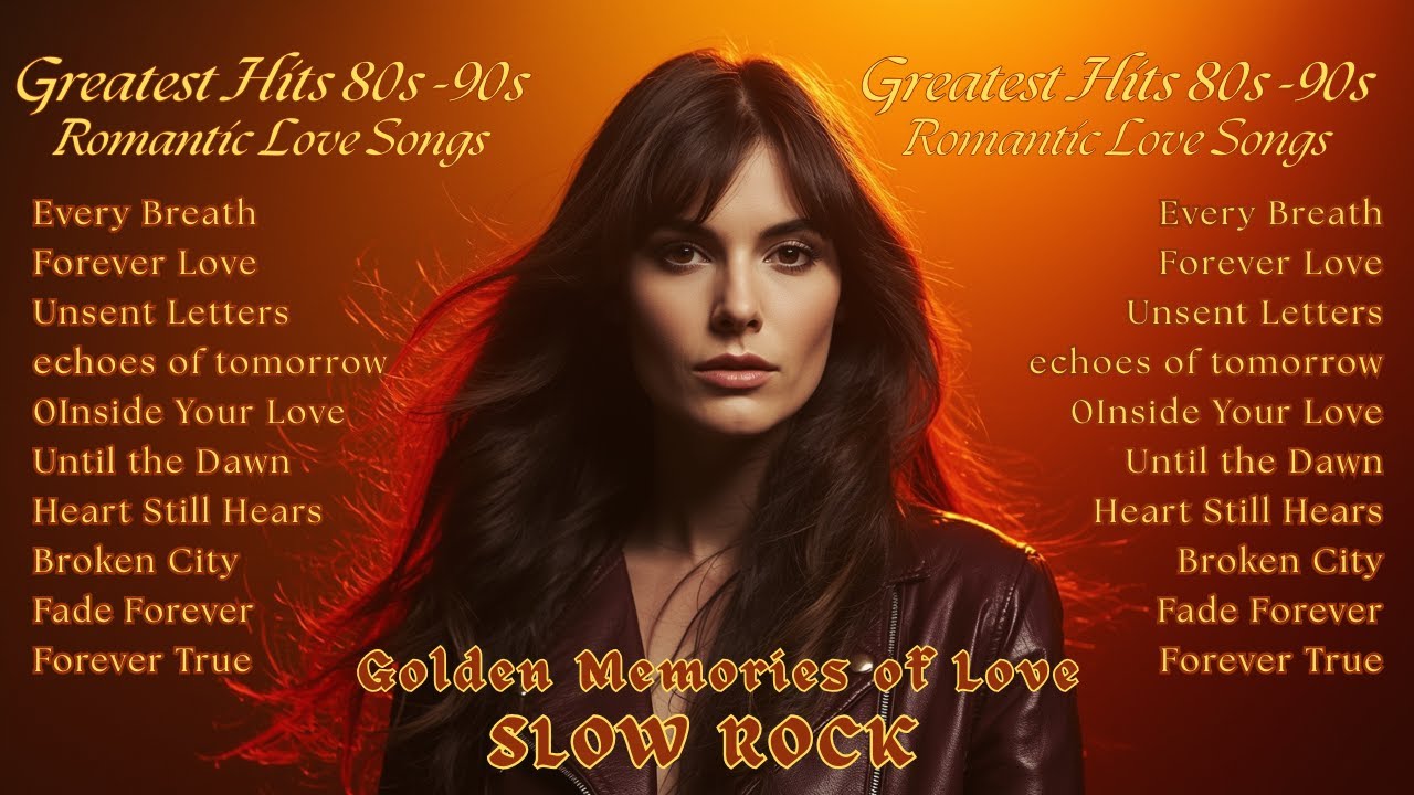 Nonstop Slow Rock Ballads 💖 80s 90s Love Songs | Timeless Romantic ...