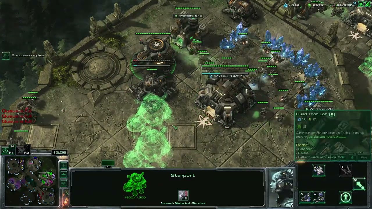 StarCraft 2 Custom Game: Forgotten BR vs Cheater AI. When you thought you are a goner!!! BUT NO!
