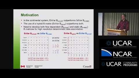 Developmental Testbed Center (DTC) | Joël Bédard | High Resolution ensemble Background Error