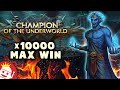  champion of the underworld yggdrasil  first 10000x max win