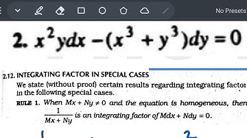 Example 5c // Q. n. -2 || x²ydx-(x³+y³)dy=0