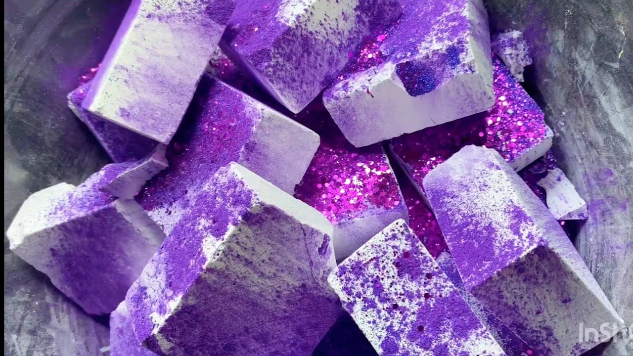 Soft Fluffy Pure White OG BSN & Ader Mega Compilation✨with Multicolour Powder Top🍇 #satisfying  