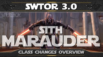 SWTOR Shadow of Revan ► Sith MARAUDER Changes and Disciplines Overview (+New Animations)