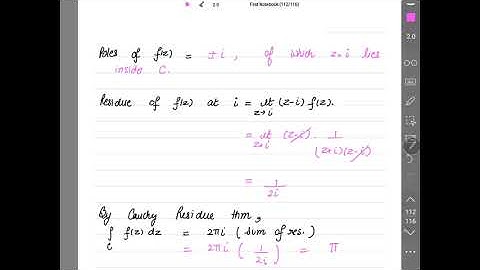 Contour Integration Expected Examples Assignment 5