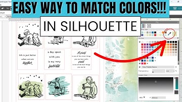 How to Use the Eyedropper Tool in Silhouette Studio | Match Colors Perfectly for Any Project