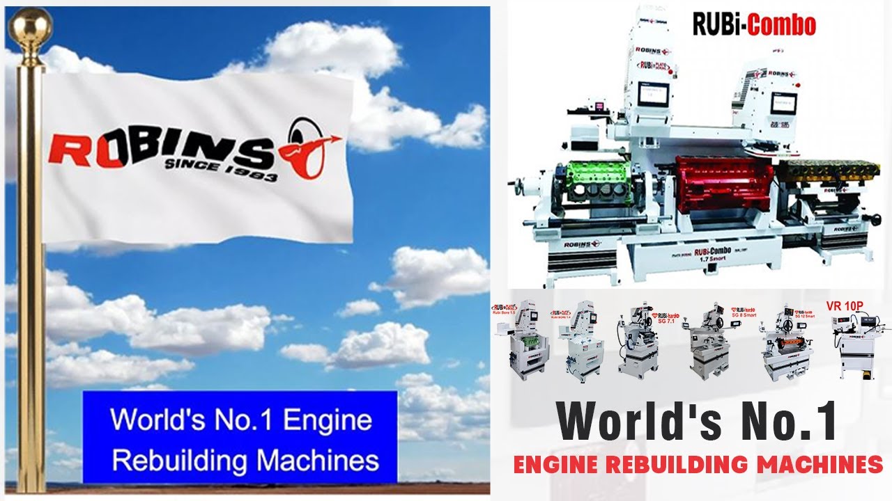 Robins Modification Robins Premium Engine Rebuilding Machines | Cylinder Block Boring ...